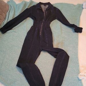 ALLOY Dark Blue Jumpsuit